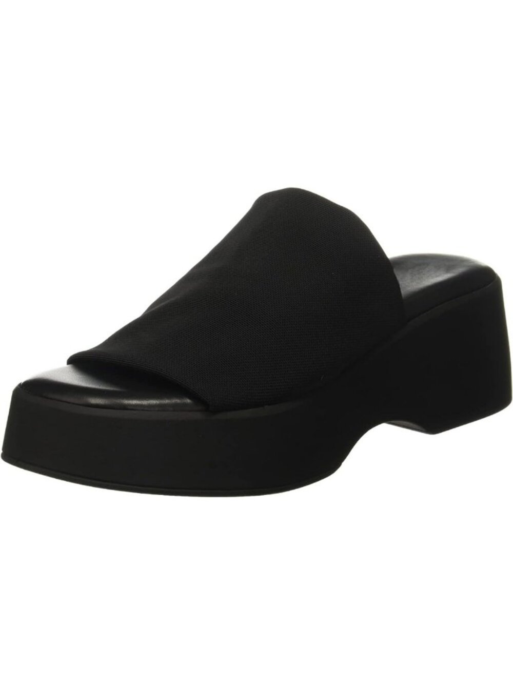 Stylish Women's Open Toe Wedge Sandals - Platform Slip-On with Elastic Band